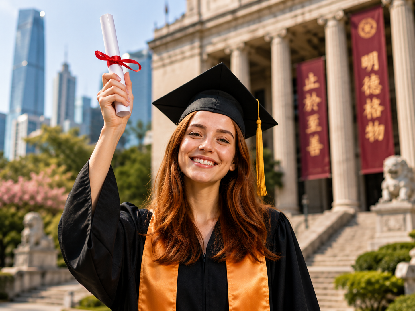 Студентка ITEC Group с дипломом